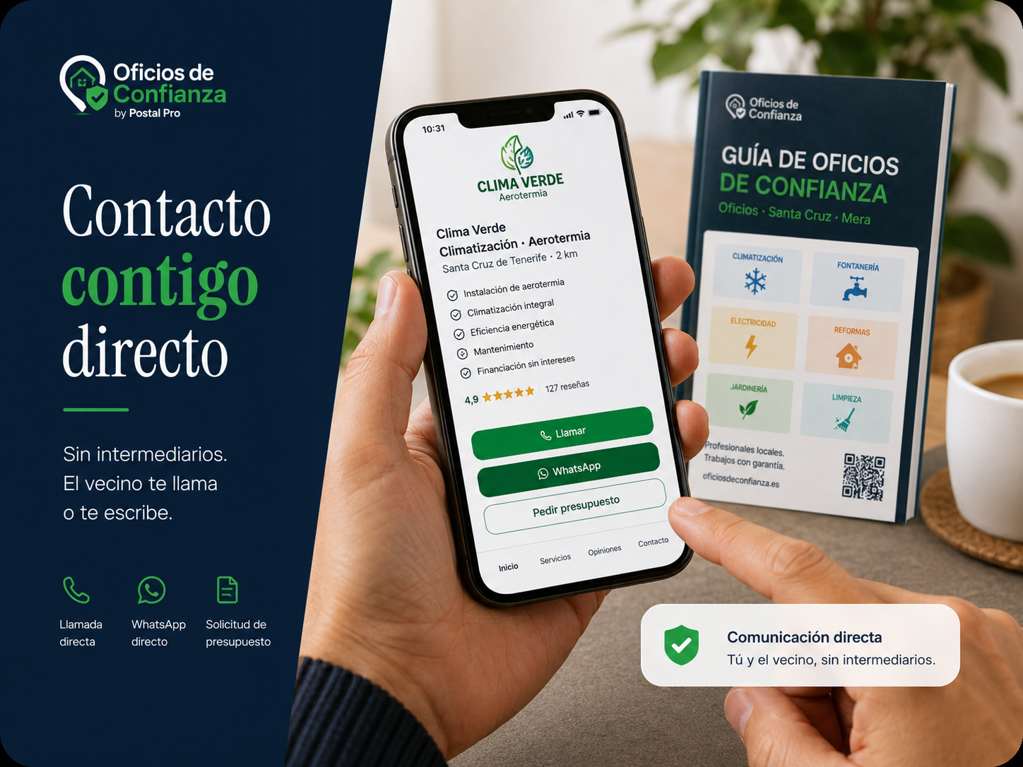 Exclusividad por oficio y zona con reserva de categoría protegida